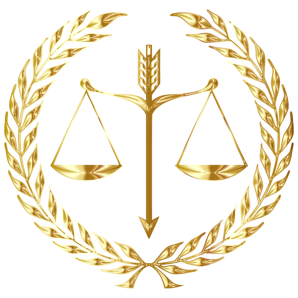 Justice Emblem Gold No Background