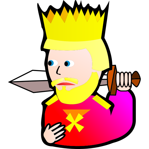 Download King Of Hearts Cartoon Vector Image Free Svg