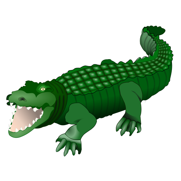 How to draw a Crocodile