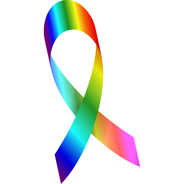 LGBT ribbon symbol