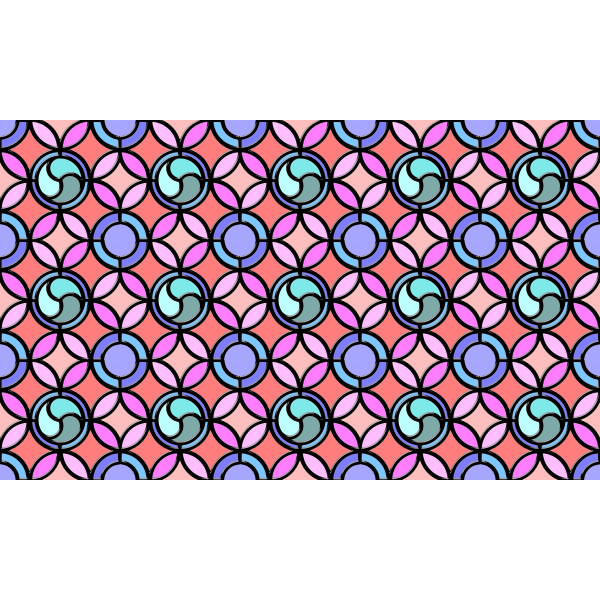 Leaded glass background vector image