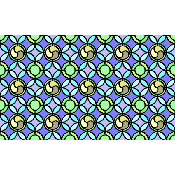 Colorful leaded glass background vector image