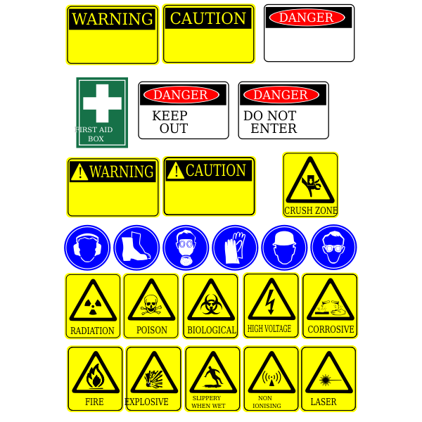 Slow Moving Vehicle Sign Vector Illustration Free Svg