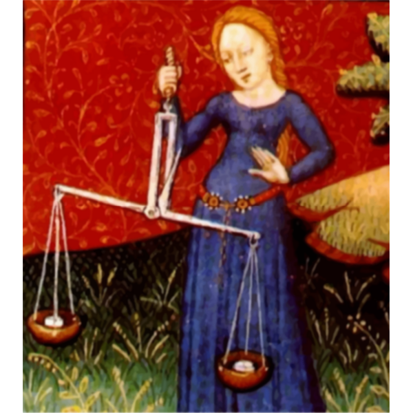 Lady holding scales