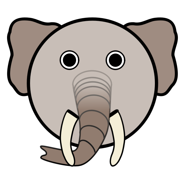 Elephant drawing image