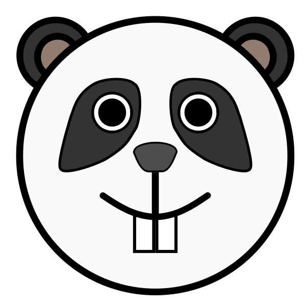 Panda Sketch Free Svg