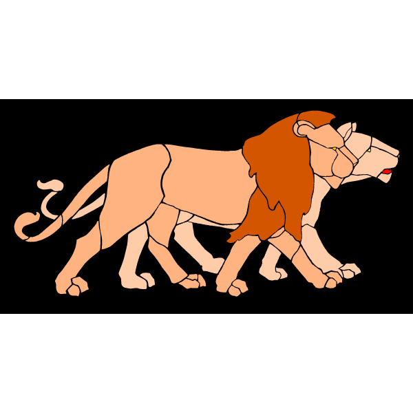 Lion and lioness 1