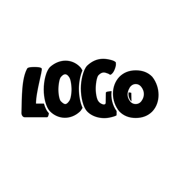 Logo Logo Black with White Background
