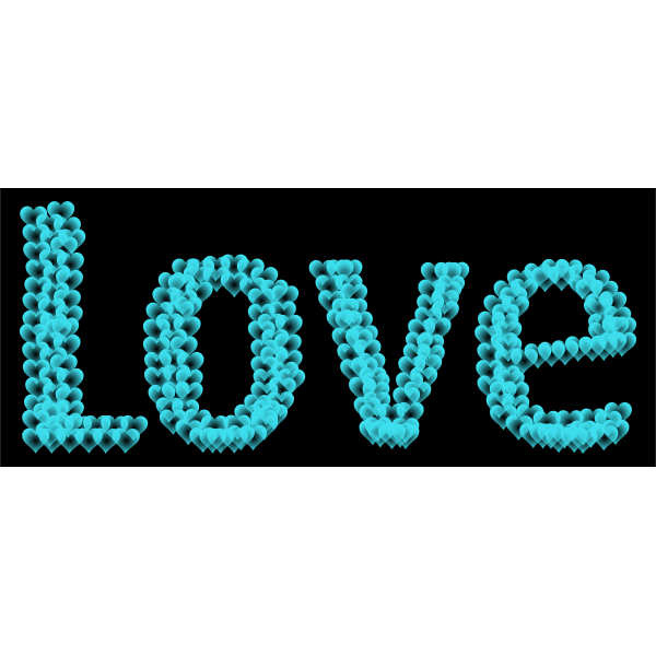 Love Heart Typography Redux 12