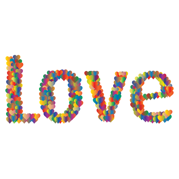 Love Heart Typography Redux 3
