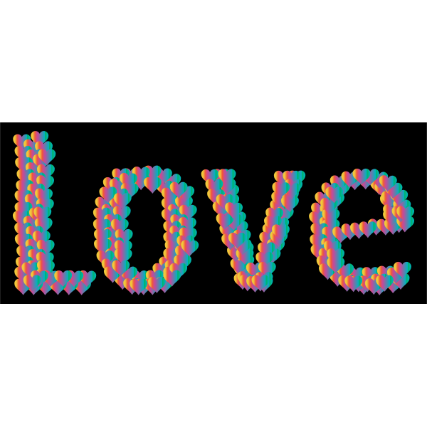 Love Heart Typography Redux 6