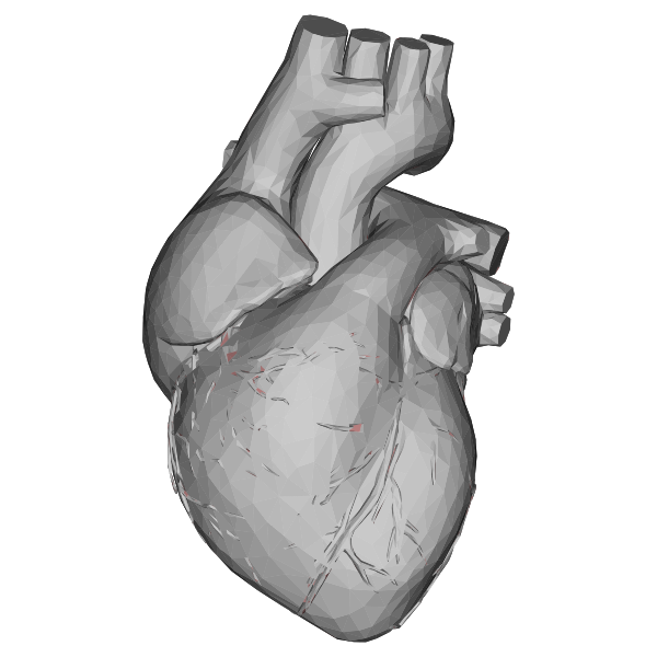 Low Poly 3D Heart