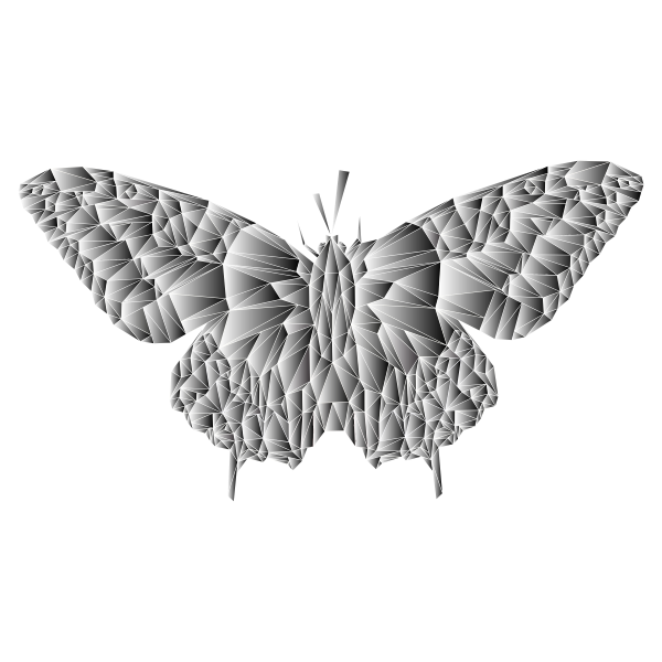 Low Poly Butterfly Prismatic 8