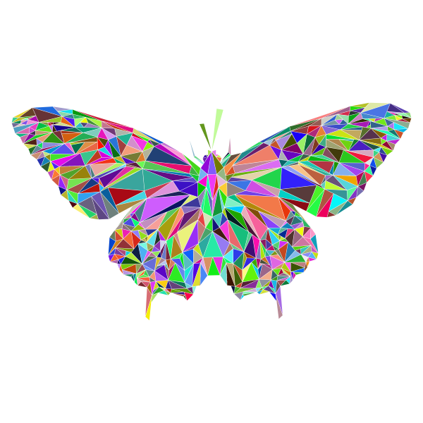 Low Poly Butterfly Prismatic