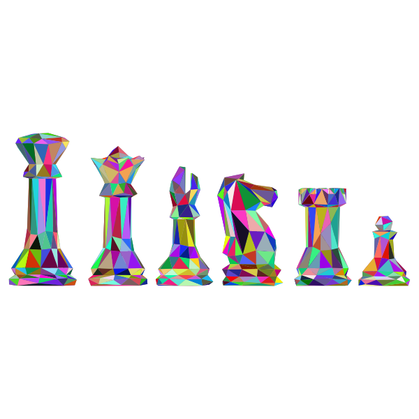 Low Poly Chess Pieces Prismatic