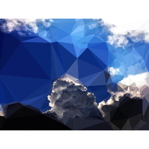 High Poly Oceanscape Free Svg