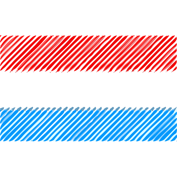 Luxemburg flag scribble effect