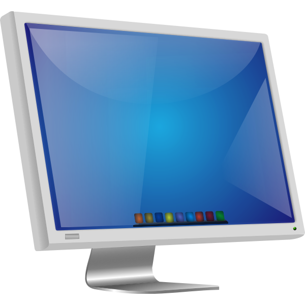 Mac LCD vector image