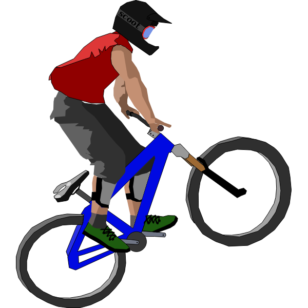Biker drawing