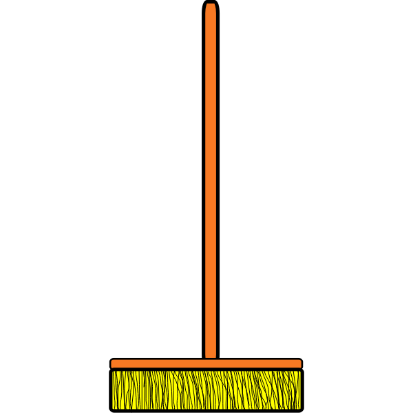 Broom vector illustration
