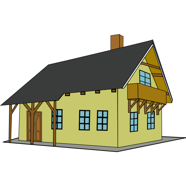 House clip art vector