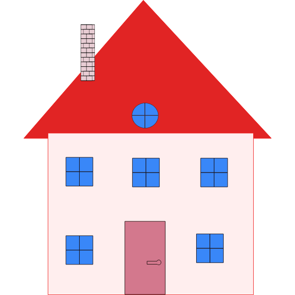 House clip art drawing