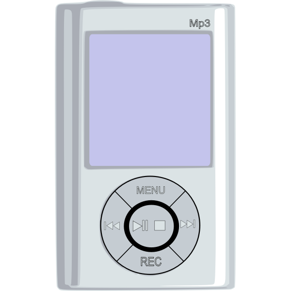 MP3 player vector illustration