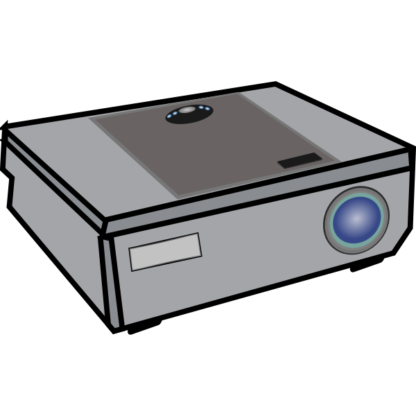 Video projector vector graphics