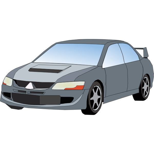 Vector graphics of a car