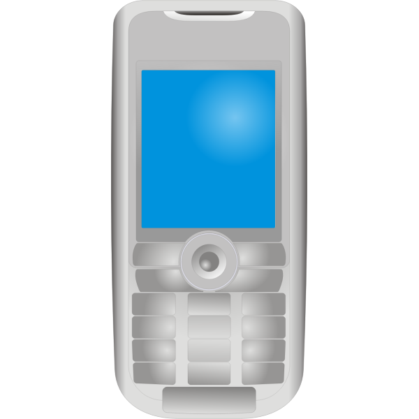 Sony Ericsson mobile phone vector drawing