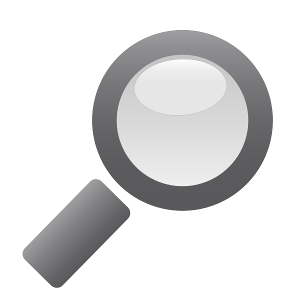 Convex lens icon