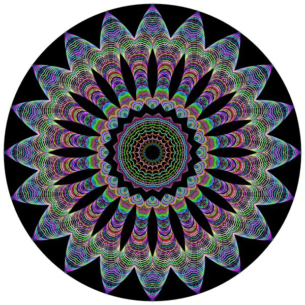 Mandala Like Line Art