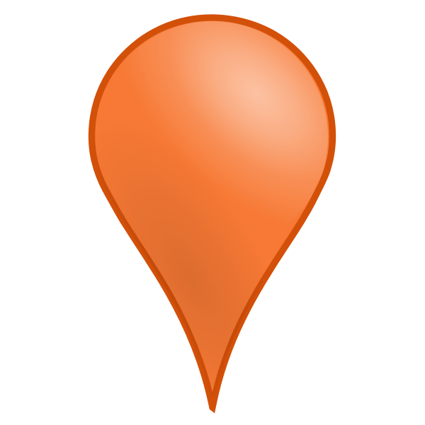 Download 3D map location icon vector image | Free SVG