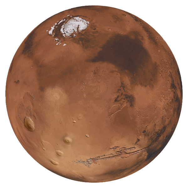 Mars 3D Globe