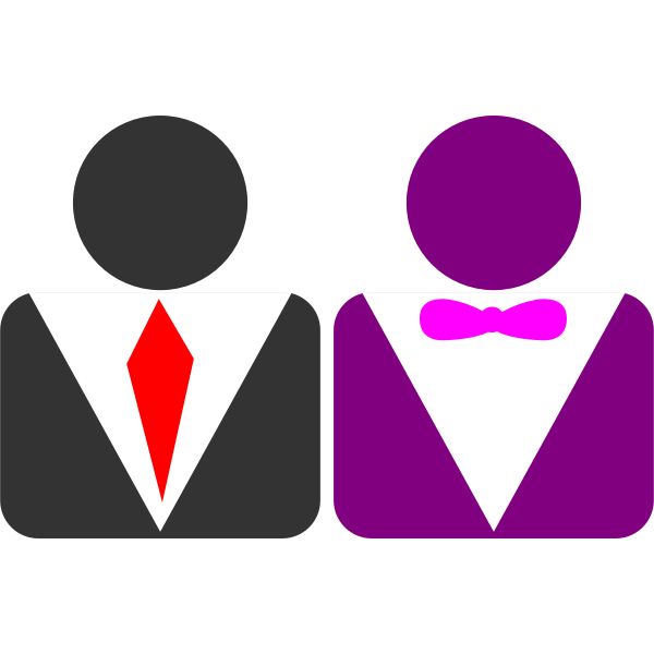 Men and women avatar vector graphics