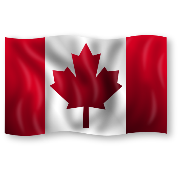 Premium Vector  A canadian flag on a pole canada day oneline drawing