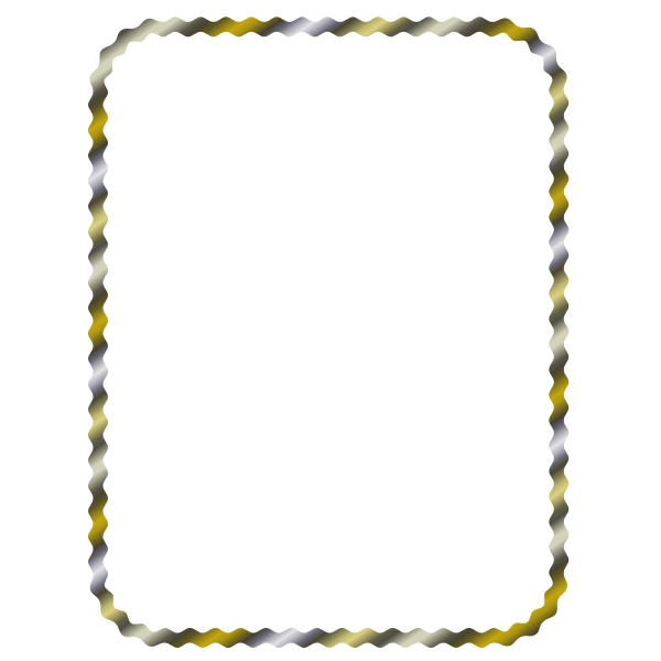 Metallic Wave Border