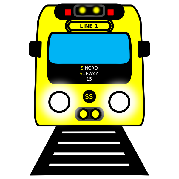 Subway cartoon train | Free SVG