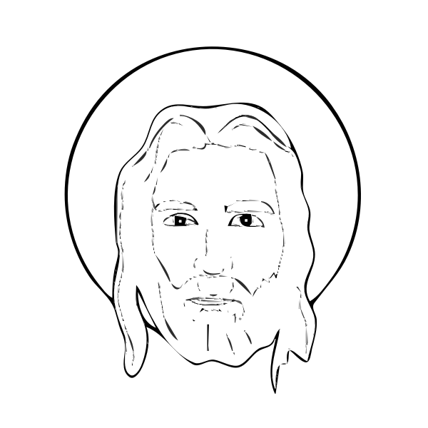 Jesus Christ Graphic Portrait Hand Drawing Stock Vector (Royalty Free)  1368882413 | Shutterstock
