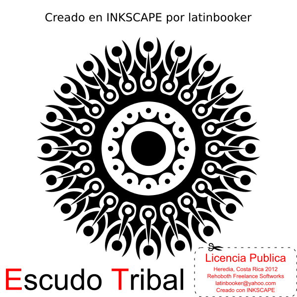 Tribal shield vector image