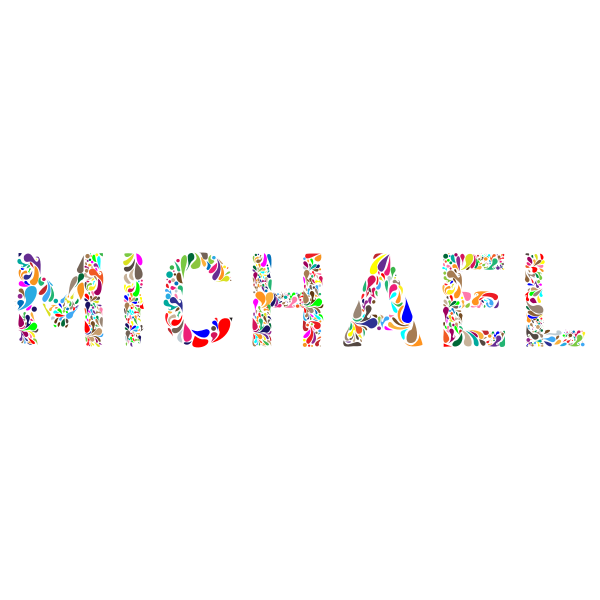 Text Michael Word Vector Images 5