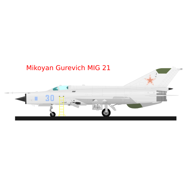 MIG 21 vector