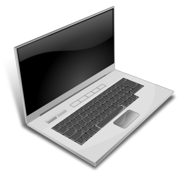 Vector image of notebook