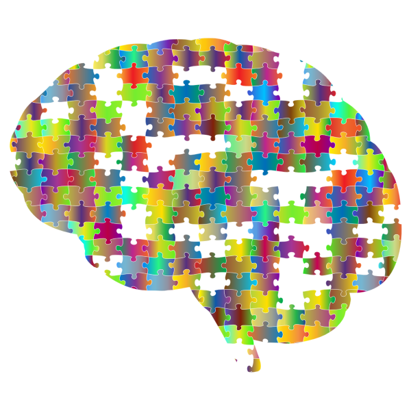 Missing Brain Jigsaw Puzzle Prismatic