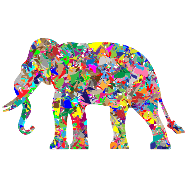 Modern Art Elephant