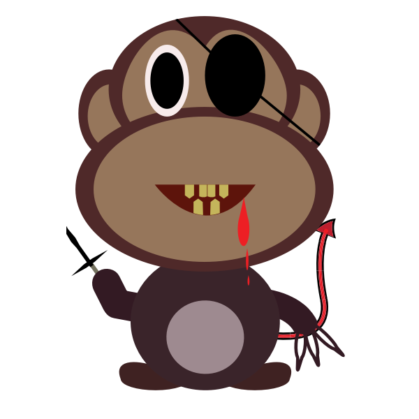 Monkey monster | Free SVG