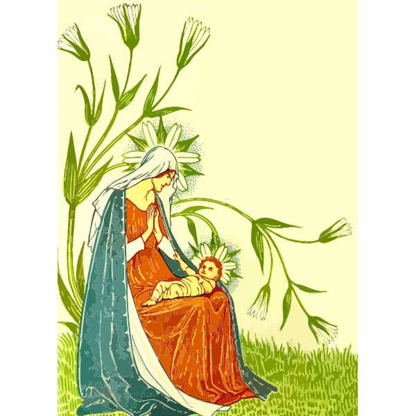 Holy Mother and child
