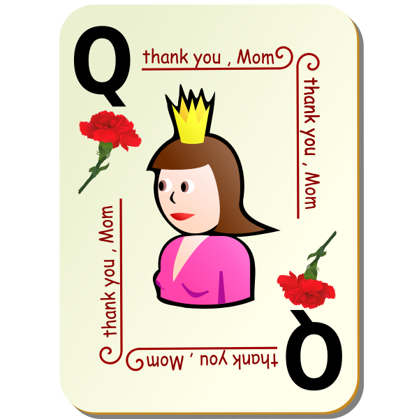 Download Mother's Day congratulation card | Free SVG
