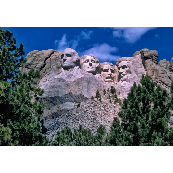 Presidents on Mount Rushmore