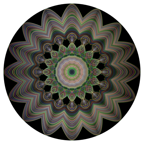 Mandala Guilloche pattern